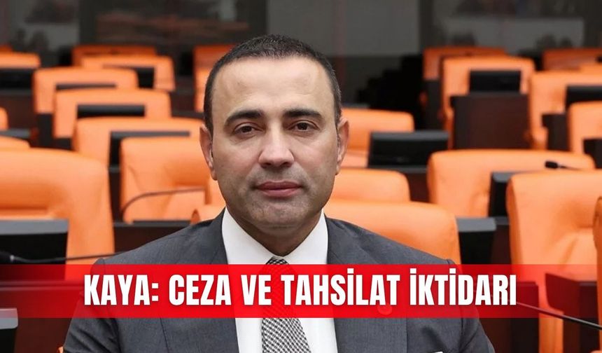 Kaya: Ceza ve tahsilat iktidarı