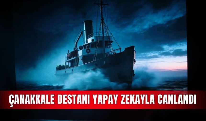Çanakkale Destanı yapay zekayla canlandı