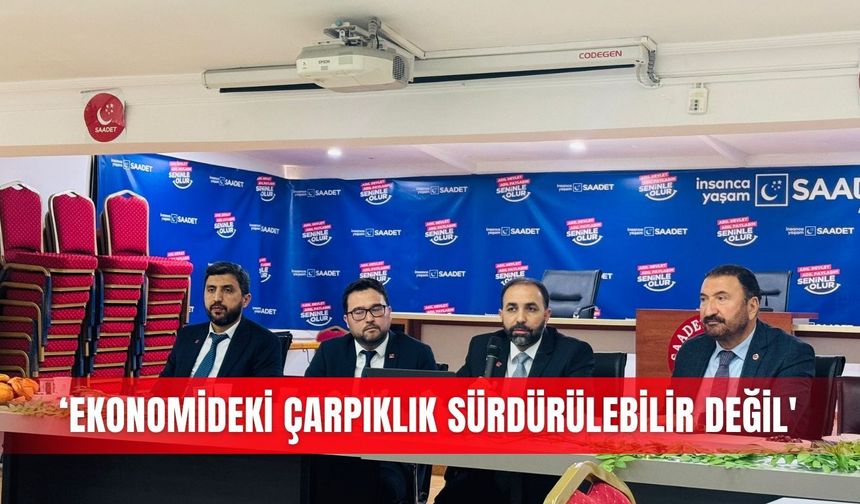 ‘Ekonomideki çarpıklık sürdürülebilir değil'