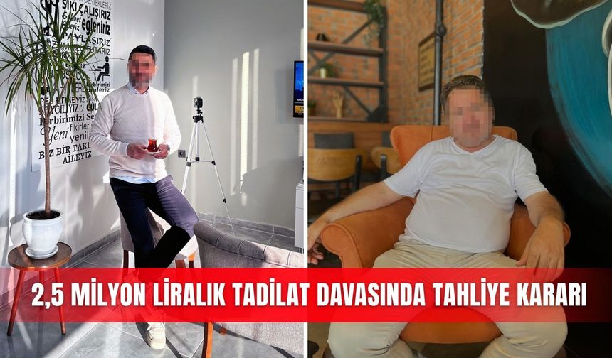 2,5 milyon liralık tadilat davasında tahliye kararı