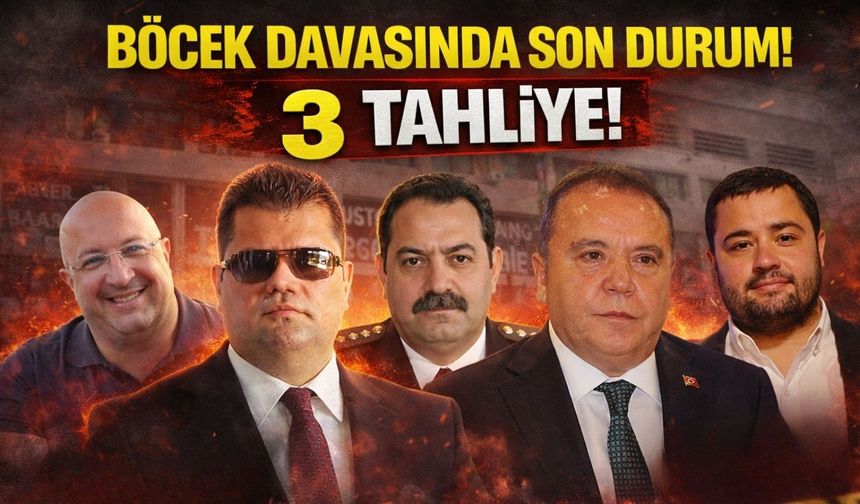 Böcek davasında son durum: 3 isme tahliye