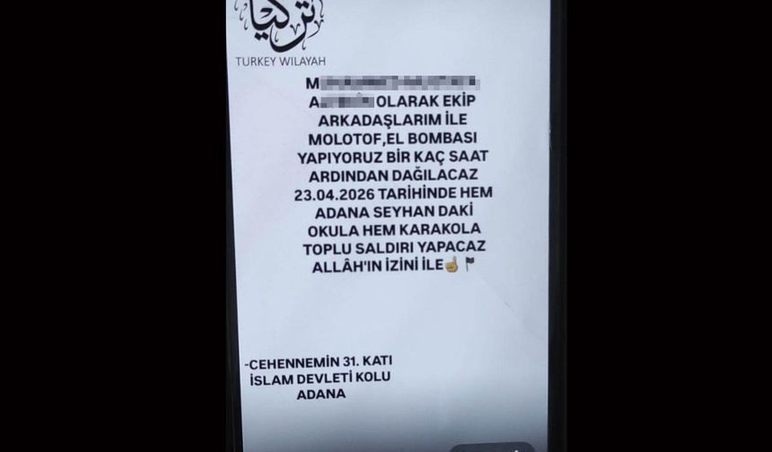 Sosyal medyadan 'saldırı yapacağız' paylaşımına gözaltı
