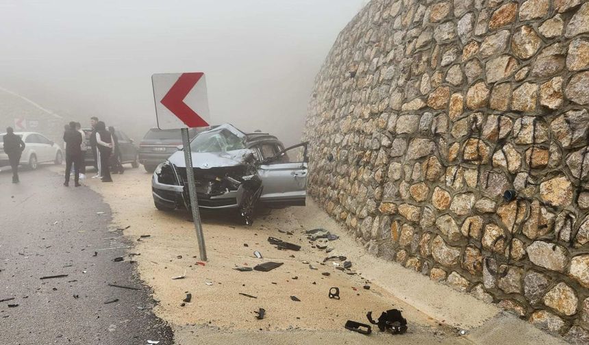 Konya-Antalya karayolunda kaza: 1 ölü, 3 yaralı