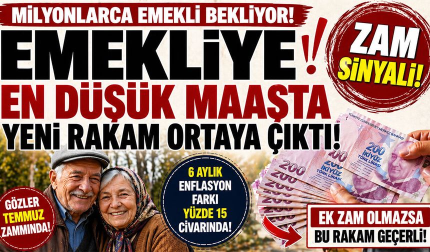 Emekliye zam sinyali: En düşük maaş için yeni rakam ortaya çıktı!