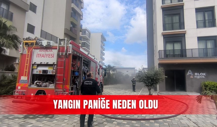 Yangın paniğe neden oldu