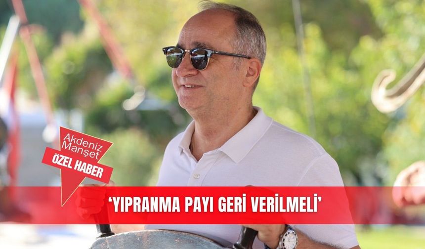 ‘Yıpranma payı geri verilmeli’