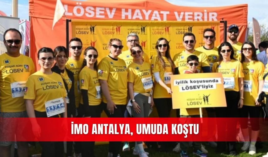 İMO Antalya, umuda koştu