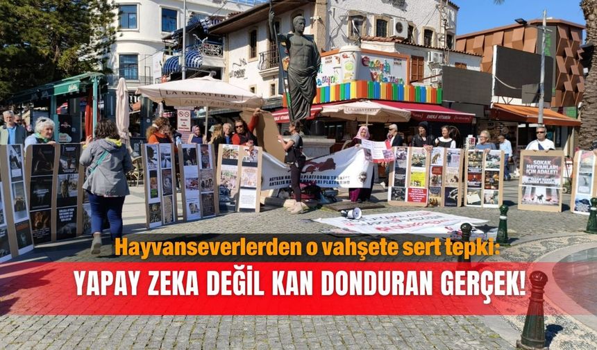 Hayvanseverlerden o vahşete sert tepki: Yapay zeka değil kan donduran gerçek!