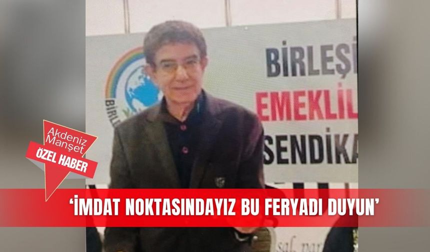 ‘İmdat noktasındayız bu feryadı duyun’