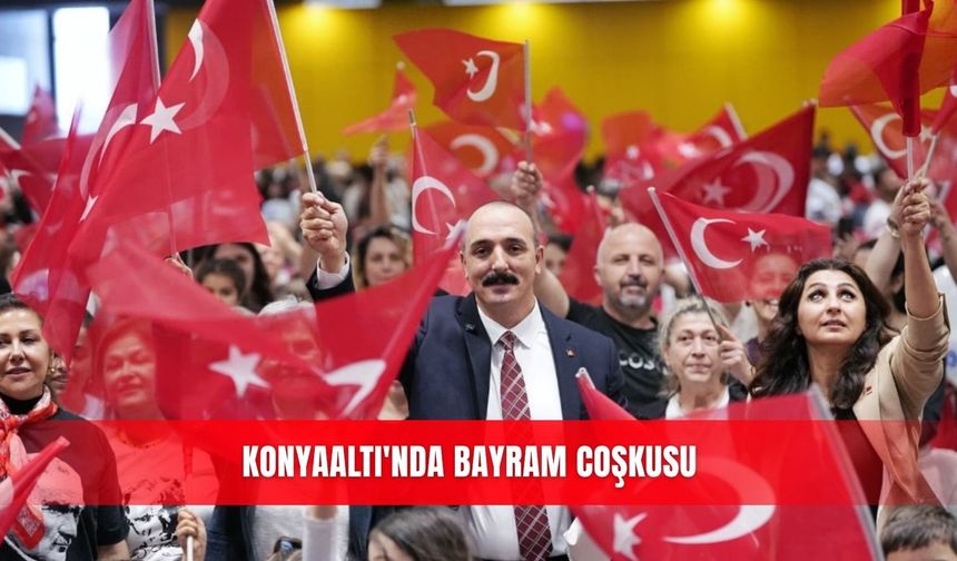 Konyaaltı'nda bayram coşkusu