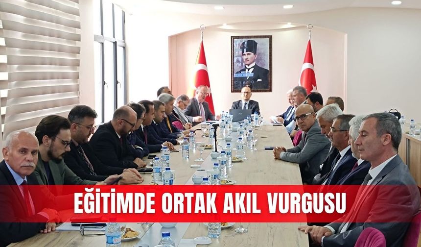 Eğitimde ortak akıl vurgusu