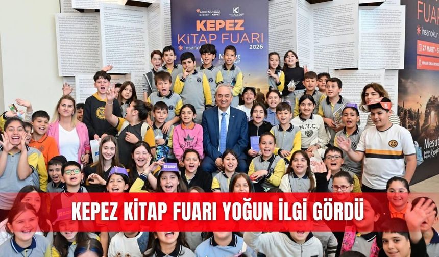 Kepez Kitap Fuarı yoğun ilgi gördü