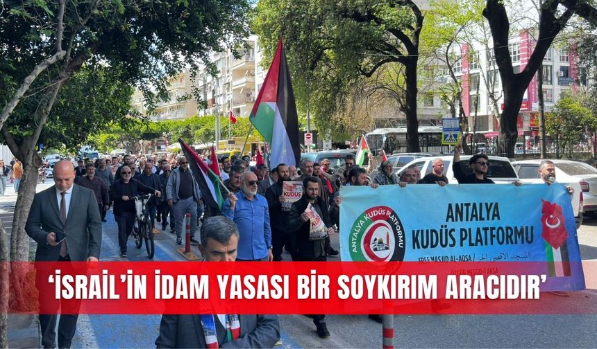 ‘İsrail’in idam yasası bir soykırım aracıdır’