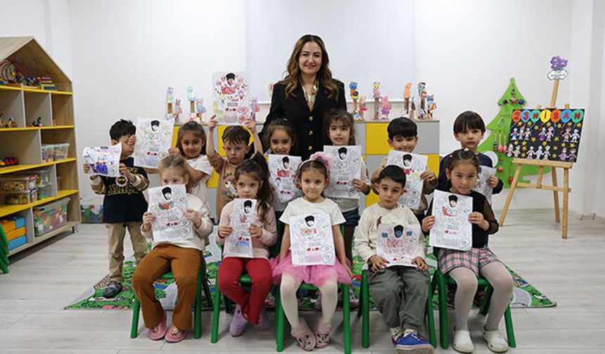 Başkan Vekili Özdemir miniklerle bir araya geldi