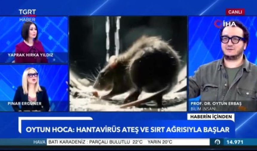 Prof. Dr. Oytun Erbaş’tan hantavirüs açıklaması