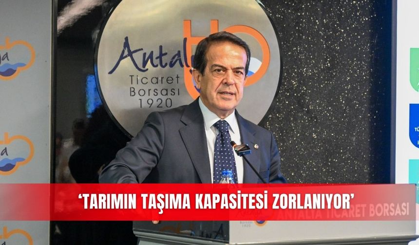 ‘Tarımın taşıma kapasitesi zorlanıyor’