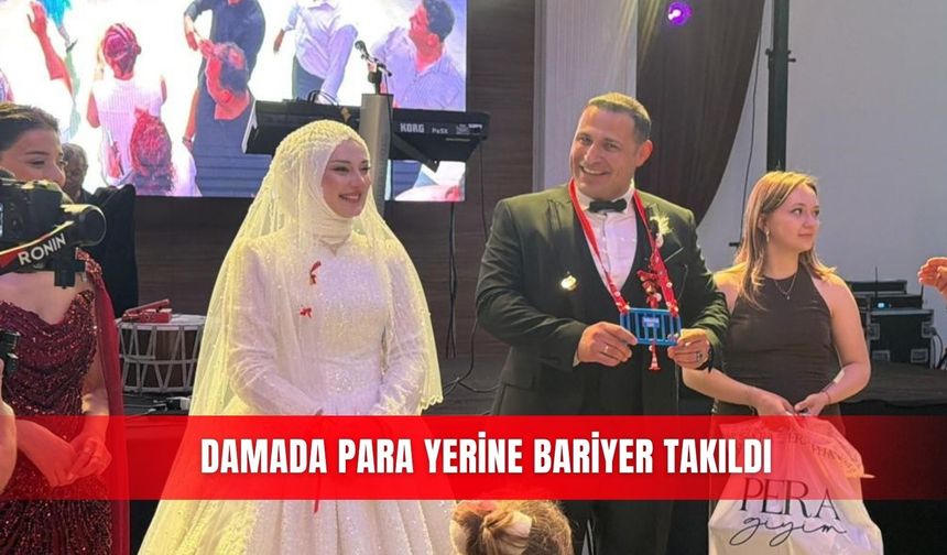 Damada para yerine bariyer takıldı
