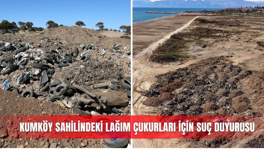 Kumköy sahilindeki lağım çukurları için suç duyurusu