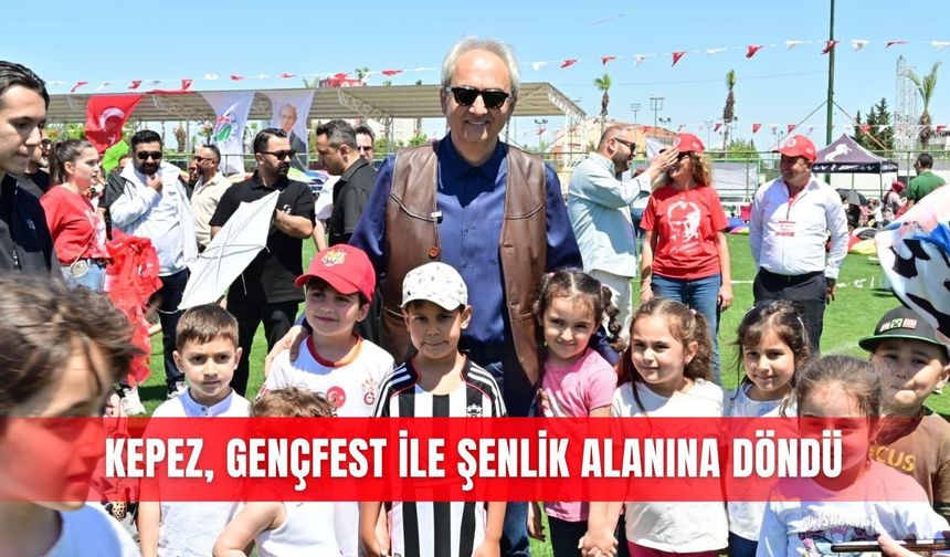 Kepez, GençFest ile şenlik alanına döndü