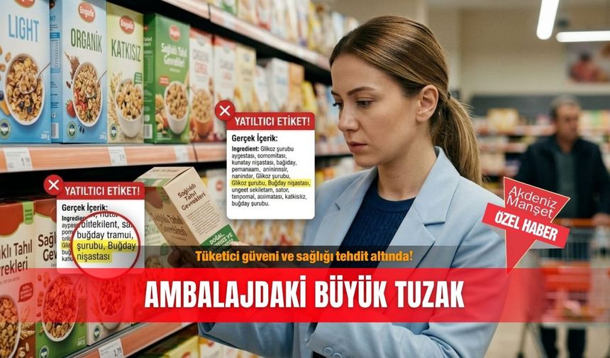 Tüketici güveni ve sağlığı tehdit altında! Ambalajdaki büyük tuzak