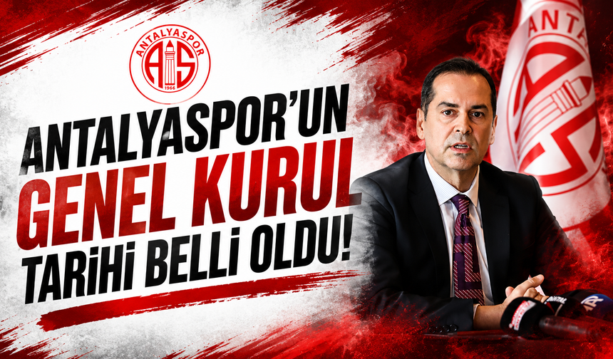 Antalyaspor’un genel kurul tarihi belli oldu! Rıza Perçin adaylık kararını açıkladı
