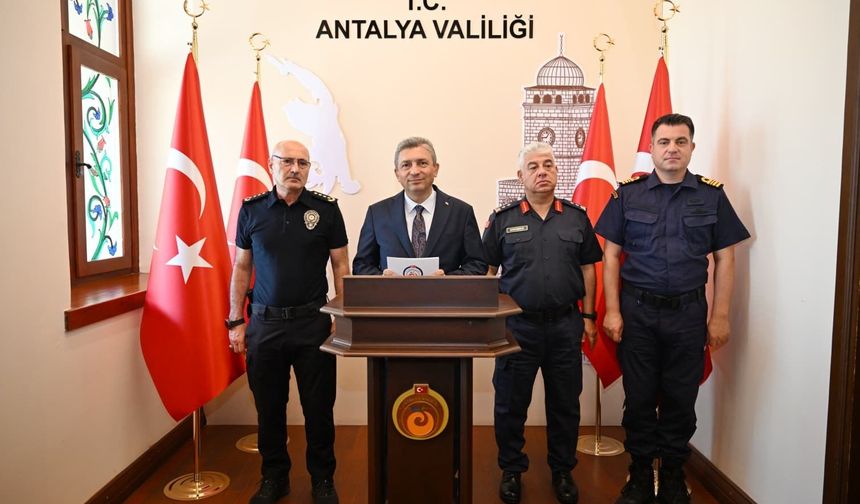 Antalya'da Mayıs ayında 10 binin üzerinde asayiş olayın yüzde 99,75'i aydınlatıldı