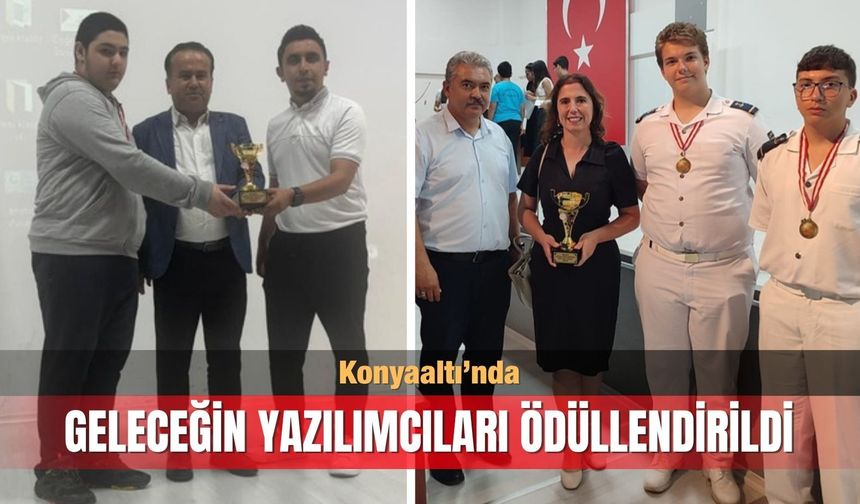 Konyaaltı’nda geleceğin yazılımcıları ödüllendirildi