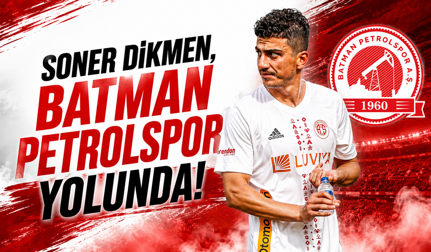 Antalyaspor’da ikinci ayrılık gerçekleşiyor: Soner Dikmen, Batman Petrolspor yolunda!