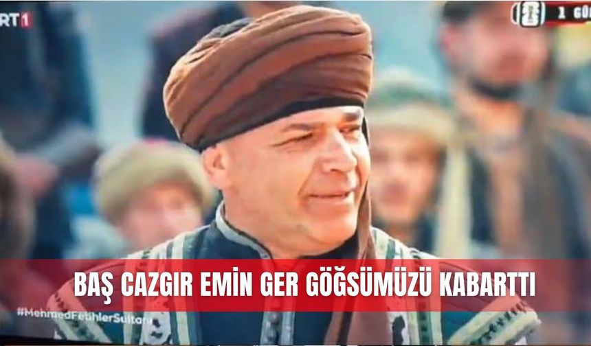 Baş cazgır Emin Ger göğsümüzü kabarttı