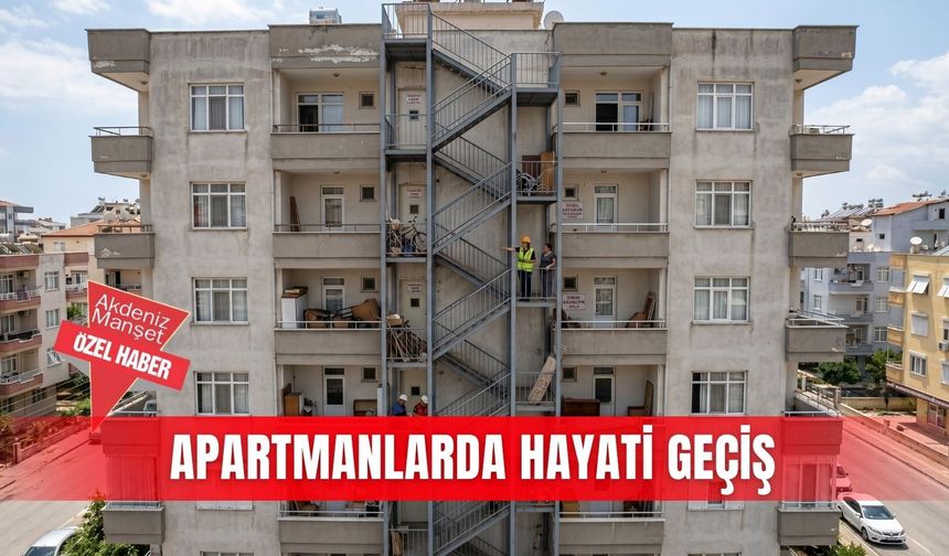 Apartmanlarda hayati geçiş
