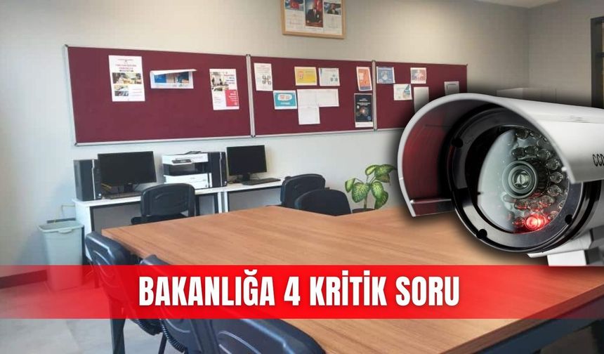 Bakanlığa 4 kritik soru