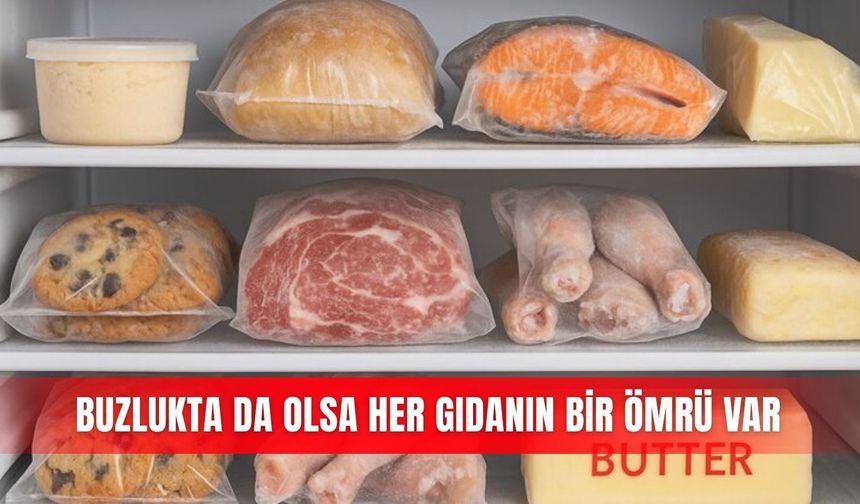 Buzlukta da olsa her gıdanın bir ömrü var