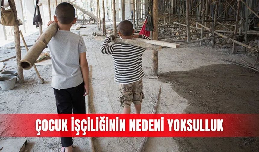 Çocuk işçiliğinin nedeni yoksulluk