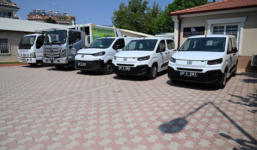 Kemer Belediyesi araç filosunu güçlendirmeye devam ediyor