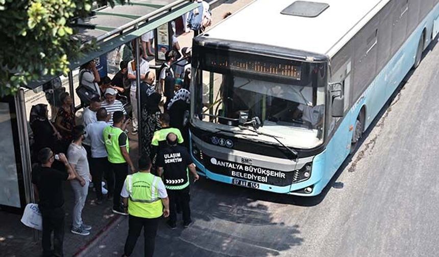 Antalya'da otobüslerde klima denetimi