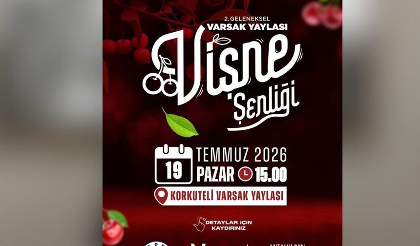 Vişne Şenliği başlıyor
