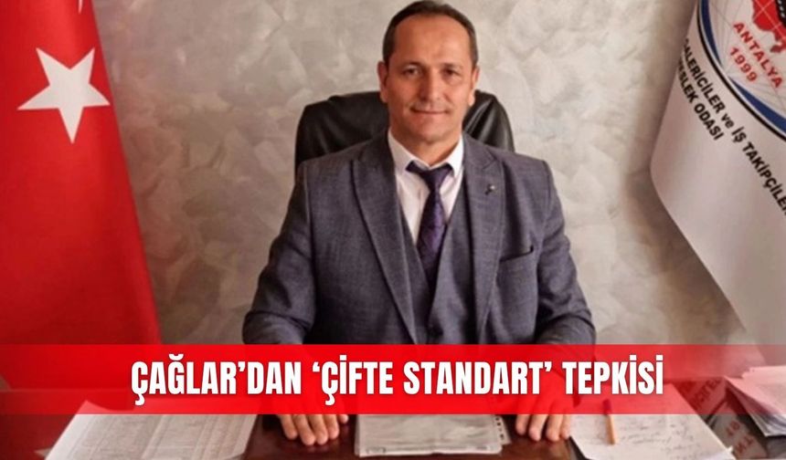 Çağlar’dan ‘çifte standart’ tepkisi