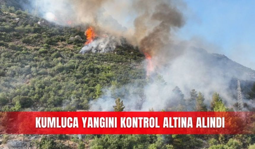 Kumluca yangını kontrol altına alındı