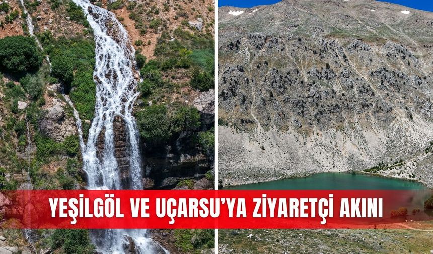 Yeşilgöl ve Uçarsu’ya ziyaretçi akını
