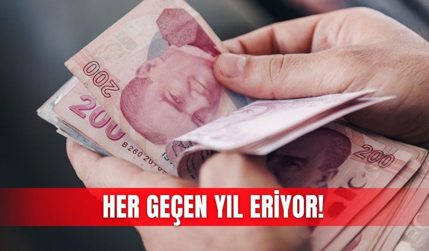 Her geçen yıl eriyor!