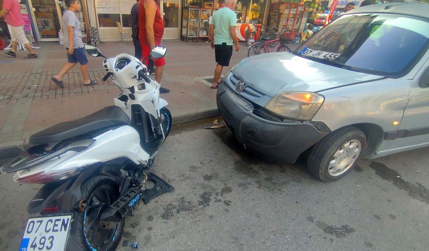 Kırmızı ışık ihlali kazayla bitti!