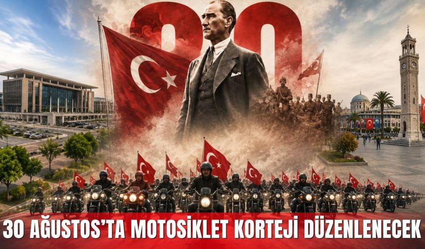 Antalya'da 30 Ağustos’ta motosiklet korteji düzenlenecek