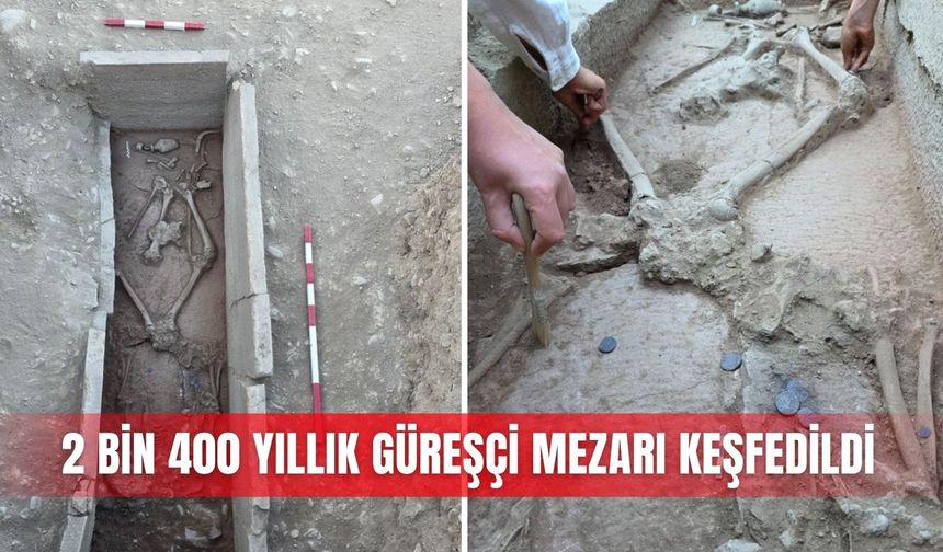2 bin 400 yıllık güreşçi mezarı keşfedildi