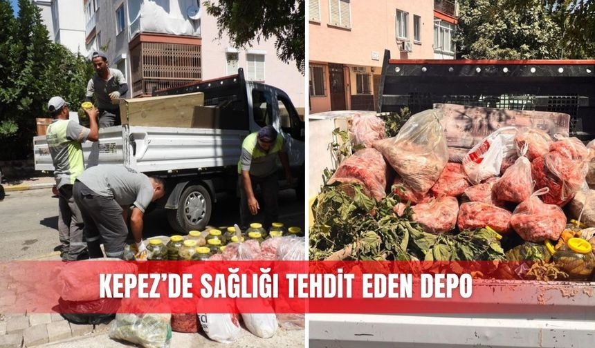 Kepez’de sağlığı tehdit eden depo