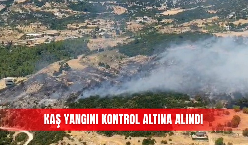 Kaş yangını kontrol altına alındı