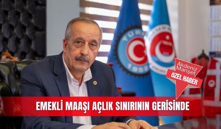 Emekli maaşı açlık sınırının gerisinde