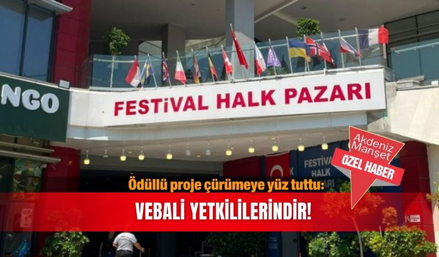 Ödüllü proje çürümeye yüz tuttu: Vebali yetkililerindir!