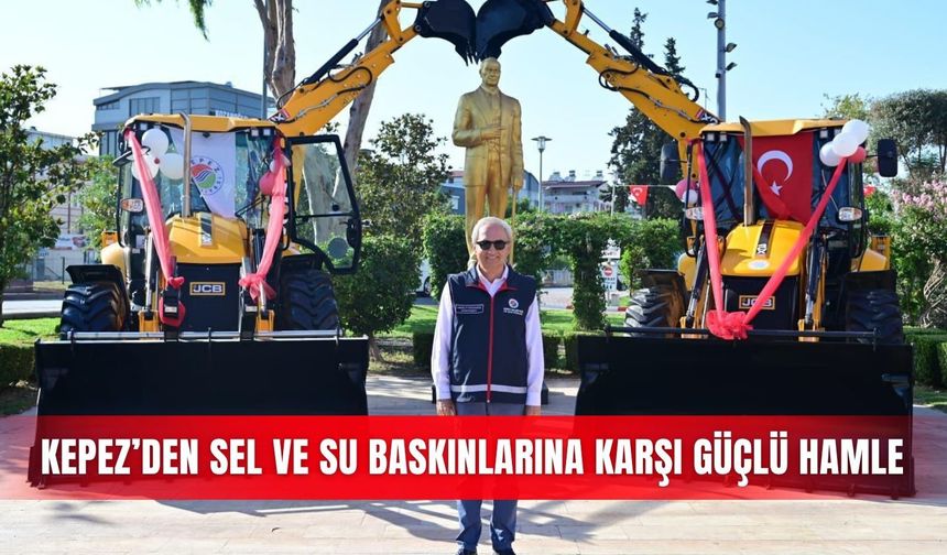 Kepez’den sel ve su baskınlarına karşı güçlü hamle