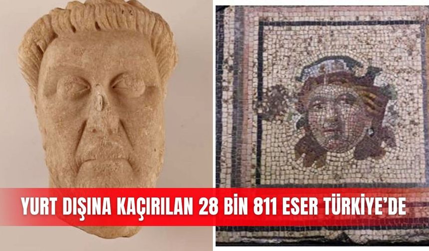 Yurt dışına kaçırılan 28 bin 811 eser Türkiye’de
