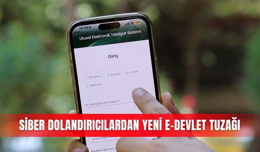 Siber dolandırıcılardan yeni e-Devlet tuzağı